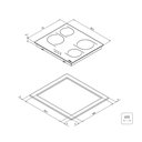 Ver imagem 6 de Cooktop Eletrico Tramontina New Square Vitroceramico 4 Areas 94747/022