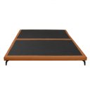 Ver imagem 3 de Cama Japonesa King Size Veneza 200cm Base Box Orgânica Bouclê Estofada Pés de Ferro:Bouclê Terracota