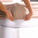 Ver imagem 4 de Jogo de Cama Lençol Queen Poá 100% Algodão Bege Estampado Bolinha Toque Macio 3 Peças