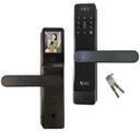 Ver imagem 1 de Fechadura Digital Eletronica Porta Biometria Facial Wifi Senha Cartao App Celular Chave Bateria Segu