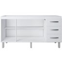 Ver imagem 3 de Balcao P- Pia 160 cm 3P Emily Mobbs Branco
