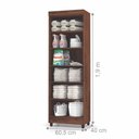 Ver imagem 2 de Armário Mulituso Olívia Imbuia Champagne