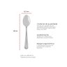 Colher de Sobremesa Inox Resistente Qualidade Espelhado 12un - 3