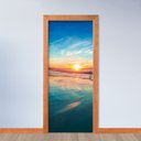 Ver imagem 2 de Adesivo de Porta - Paisagem Mar 2