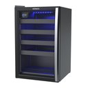Ver imagem 3 de Adega Piubella 100 Para 24 Garrafas Preto Porta Invertida 127V - Venax