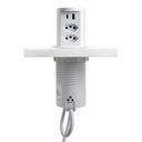 Ver imagem 3 de Torre Multiplug 2 Tomadas Elétricas + 2usb (a+c) 10a Branco