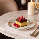 Ver imagem 1 de Conjunto 6 Pratos Sobremesa Tramontina Aura Porcelana Decorada 19cm Cozinha Servir Doces Tortas