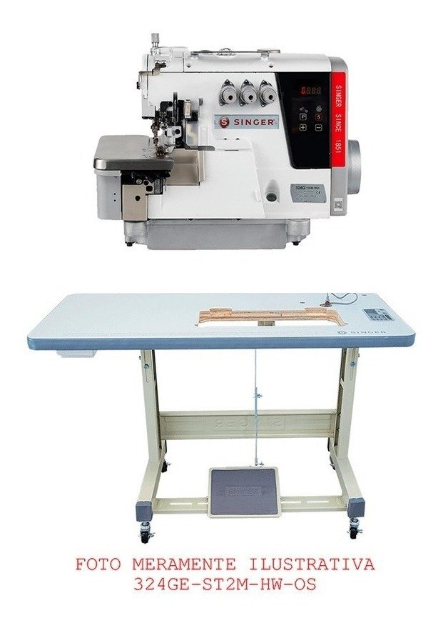 Máquina de Costura Overlock Singer Direct Drive 3 Fios 110v - 2