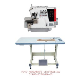 Máquina de Costura Overlock Singer Direct Drive 3 Fios 110v - 2