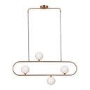 Ver imagem 2 de Lustre Pendente Quality Cadre 1329 G9 Bivolt Bronze / Branco