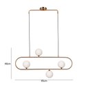 Ver imagem 4 de Lustre Pendente Quality Cadre 1329 G9 Bivolt Bronze / Branco
