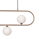 Ver imagem 3 de Lustre Pendente Quality Cadre 1329 G9 Bivolt Bronze / Branco