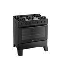Ver imagem 7 de Fogão 5 Bocas com Mesa de Vidro Milão Glass 300001768 Atlas Preto Bivolt
