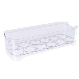Porta Ovos Organizador para Geladeira Empilhável Acrílico Uz - 1