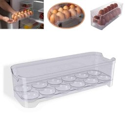 Porta Ovos Organizador para Geladeira Empilhável Acrílico Uz - 3