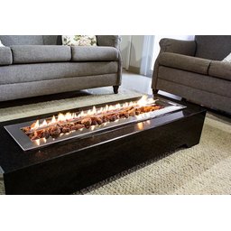 Lareira a Gás de Embutir em Aço Inox Stile 90 Cm - Jx Metais Lareira a Gás Stile 90 Cm - 2