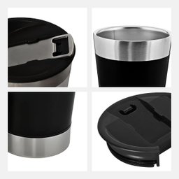 Copo Térmico Inox para Cerveja com Tampa e Abridor 473ml - Verde - 2