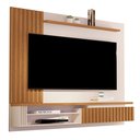 Ver imagem 1 de Painel para Tv de até 55 Polegadas Mdp Muller Wood Ripado - Giga Móveis:off White/nature