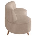 Ver imagem 6 de Sofá 2 Lugares para Sala Living 135cm Pés Palito Korah K04 Veludo Bege - Mpozenato