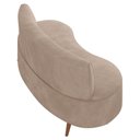 Ver imagem 7 de Sofá 2 Lugares para Sala Living 135cm Pés Palito Korah K04 Veludo Bege - Mpozenato
