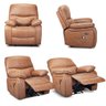 Poltrona do Papai Reclinável Elétrica e Massagem Corino Premium - Xr6097 - Marrom - 7