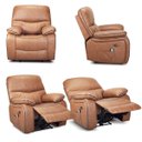 Ver imagem 7 de Poltrona do Papai Reclinável Elétrica e Massagem Corino Premium - Xr6097 - Marrom