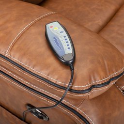 Poltrona do Papai Reclinável Elétrica e Massagem Corino Premium - Xr6097 - Marrom - 5