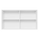 Ver imagem 7 de Armário de Cozinha Aéreo 100% MDF 120 cm 2 Portas Vidro Reflex Branco/Preto Acordes Madesa