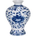 Ver imagem 1 de Vaso Decorativo de Cerâmica Azul 11x8x8cm Enfeite Sala Mesa Estante Aparador