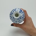 Ver imagem 6 de Vaso Decorativo Enfeite Casa Redondo Home&co Cerâmica 11x8x8cm Azul