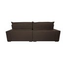 Ver imagem 6 de Sofá Retrátil e Reclinável 2.55m Molas Ensacadas Cama inBox Spazus com Bordado 3D Velusoft Café