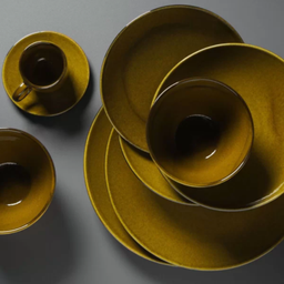 Pratos Rasos Coup Stoneware Âmbar Ø26cm - 3