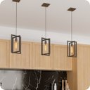 Ver imagem 2 de Pendente Luminária Moderna Industrial Preto
