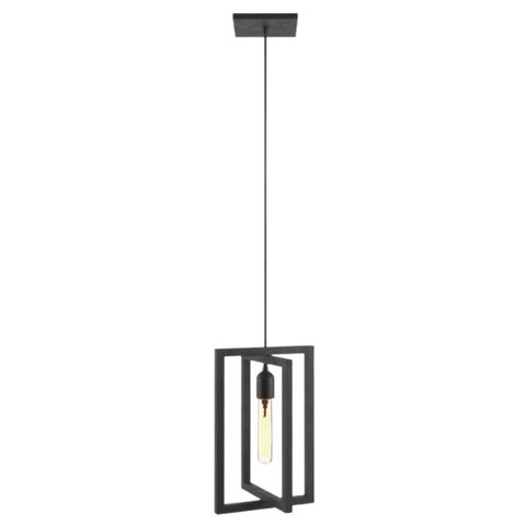 Pendente Luminária Moderna Industrial Preto