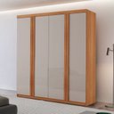 Ver imagem 1 de Guarda Roupa Casal Severo 100% MDF 4 Portas e 2 Gavetas Yescasa