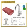 Kit Cuba Rl545 Roma com Torneira Luxo e Válvula Metal com Sifão e Flexível - 10