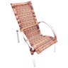 Cadeira Matinhos - Área, Jardim, Piscina, Fibra, Alumínio - Cappuccino - 1