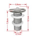 Ver imagem 7 de Kit Cuba Rl545 Roma com Torneira C50 e Válvula Abs com Sifão e Flexível