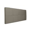 Painel Cabeceira Casal 1,40cm Suede Capuccino SMF DECOR - 1