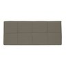 Painel Cabeceira Casal 1,40cm Suede Capuccino SMF DECOR - 2