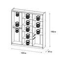 Ver imagem 4 de Guarda Roupa Casal Astro 6 Portas 2 Gavetas Branco - Thb Móveis