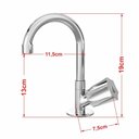 Ver imagem 6 de Kit Cuba Rl545 Roma com Torneira C50 e Válvula Abs com Sifão e Flexível