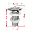 Ver imagem 7 de Kit Cuba Rl545 Roma com Torneira C50 e Válvula Abs com Sifão e Flexível