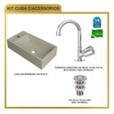 Ver mais imagens de Kit Cuba Rl545 Roma com Torneira C50 e Válvula Abs