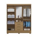 Ver imagem 4 de Guarda Roupa Paris 4 Portas e 3 Gavetas Aramóveis
