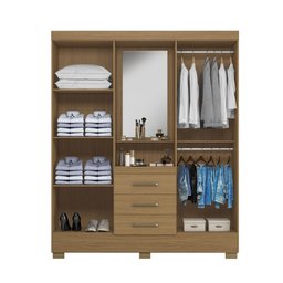 Guarda Roupa Paris 4 Portas e 3 Gavetas Aramóveis - 4
