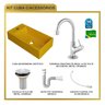 Kit Cuba Rl545 Roma com Torneira 1198 e Válvula Metal com Sifão e Flexível - 10