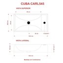 Ver imagem 5 de Kit Cuba Rl545 Roma com Torneira 1198 e Válvula Metal com Sifão e Flexível