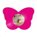 Ver imagem 1 de Espelho Infantil Temático 25x35cm Borboleta Rosa - Decoração Criativa para Quarto de Criança