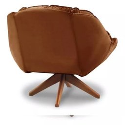 Kit 2 Poltrona Decorativa Estofada Base Giratória Califórnia - 6